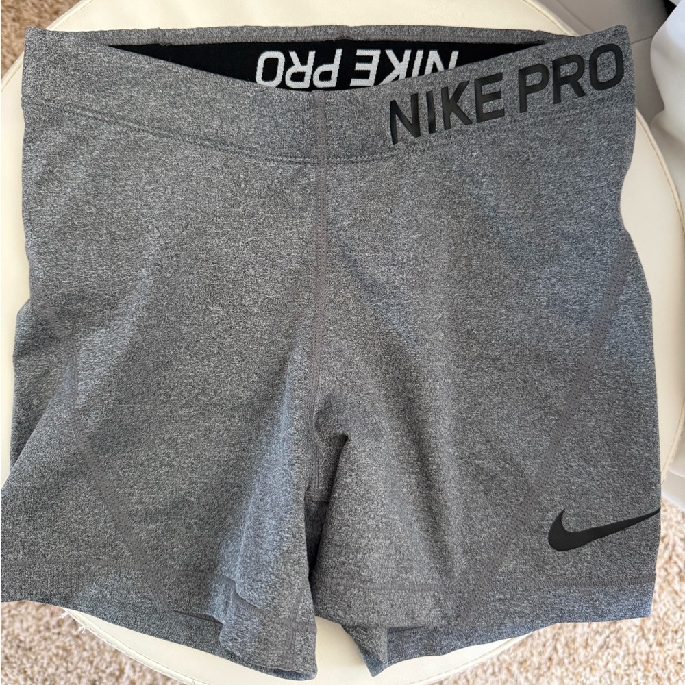 Nike Gray Athletic Shorts spandex